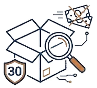 Calendar showing 30-day evaluation period with drone simulator checkmark